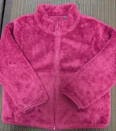 ユニクロ　ピンク フリースジャケット 130cm