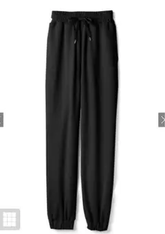 ブラック スウェットパンツ