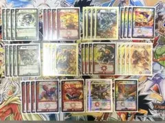 デュエマクラシック05対応 赤緑ソウルフェニックス デッキ スリーブ