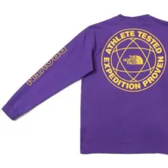 THE NORTH FACE パープル ロンT　長袖Tシャツ バックプ