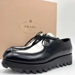 【極美品】 PRADA プラダ ドレスシューズ ローファー バイカラーのサムネイル