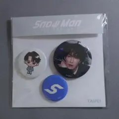 Snow Man POP UP Taipei 缶バッジセット 渡辺翔太 台北