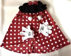 ミニーフード付きブランケット　ポンチョ風 東京ディズニーリゾート