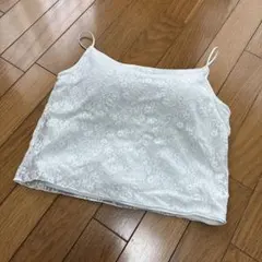 GUㅤ　ブラフィールクロップドレースキャミソール　XLサイズ