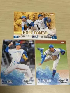 BBM 日本ハム GREAT VOYAGE 孫易磊 古林睿煬