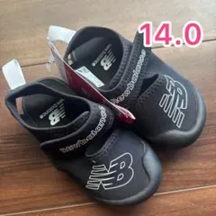 【新品】New Balance ニューバランス サンダル 黒　14.0