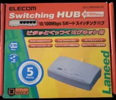 ELECOM LD-LSW05N/AT スイッチングハブ 5ポート
