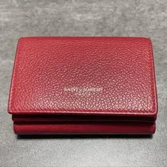 SAINTLAURENT ❤︎ レザー三つ折り財布 小銭入れ