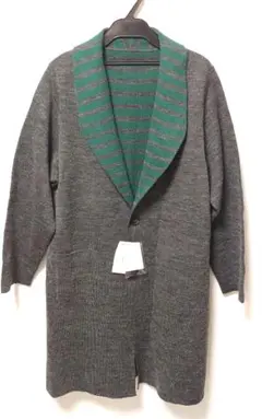 SUPER HAKKA【新品タグ付き未使用】リバーシブルロングカーディガン