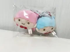 サンリオ　ハローキティ50周年 リトルツインスターズ　マスコットキーホルダー