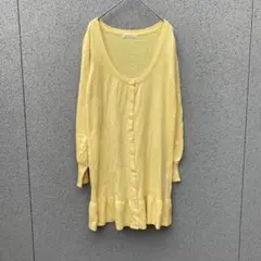 2506【DipDrops】2♡ロングカーディガン チュニック ボタン付のサムネイル