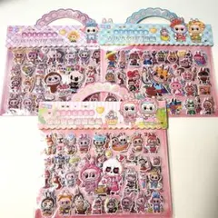 ラブブ立体シールセット