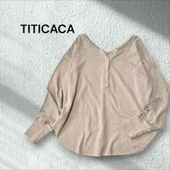 TITICACA ヘンリーネック 2WAY ジャガード織り　プルオーバーのサムネイル