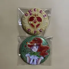 セーラームーン　刺繍缶バッジ　Kiss オーロララメ缶バッジ　ジュピター