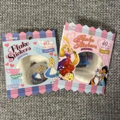 Disney アリス　プリンセス　フレークシール セット