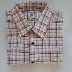 メンズ チェック柄 長袖シャツ Lサイズ 　新品未使用