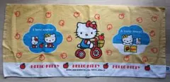 ハローキティ レトロ柄 フェイスタオル 2002年