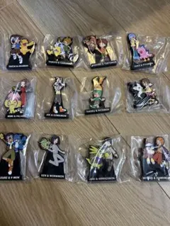 デジモン一番くじ　G賞　ラバースタンド12点