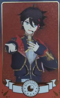 にじさんじ　ランダムチェキ風カード　三枝明那　共通衣装　Aグループ