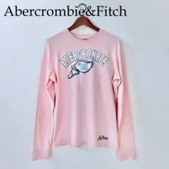 Abercrombie&Fitch ロングスリーブT ピンク S 古着