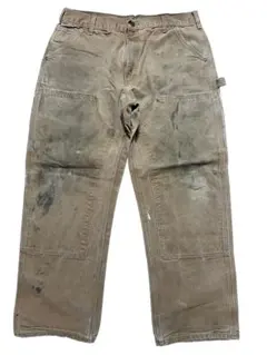 希少　90s Carhartt ダブルニー ペインターパンツ グレー W31相当 希少 90s Carhartt ダブルニー ペインターパンツ グレー W31相当