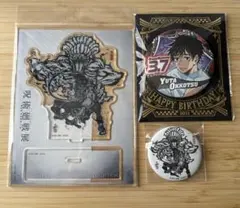 呪術廻戦展　乙骨憂太　アクリルスタンド　バースデー缶バッジ