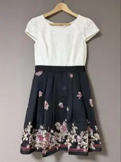 【未使用】 L'EST ROSE 花柄 レース ワンピース 姫系 NANA 平成