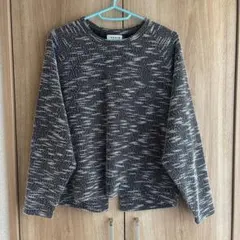 LEPSIM 長袖ニット ブラック・ホワイト