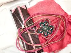 振袖用　帯締め　帯揚げ　重ね衿　成人式　結婚式