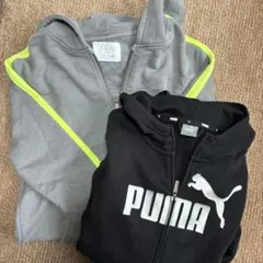 ZARAとPUMAのパーカーセット