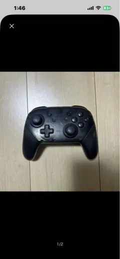 ブラック ワイヤレスコントローラー NintendoSwitchプロコン