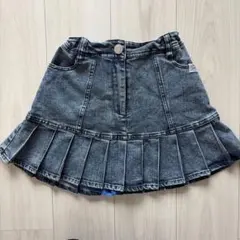 【美品】LOVETOXICデニム プリーツスカート 150cm Mサイズ