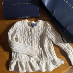 ポロラルフローレン◎4T◎110◎カーディガン◎紙袋と箱付き