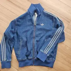 adidas アディカラーデニムファイヤーバードトラックトップ　Mサイズ