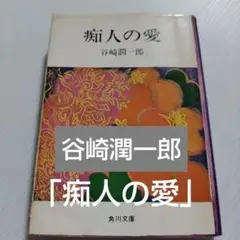 文庫本　小説　谷崎潤一郎「痴人の愛」角川文庫
