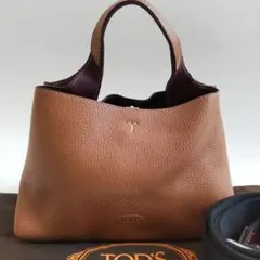 名品 トッズ Tタイムレス ハンドバッグ ショルダーバッグ ２way ブラウンのサムネイル