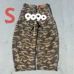 9090 OG Logo Painted Denim Pants
