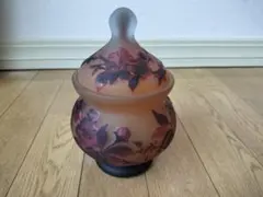 極美品 本物 galle ガレ 小物入れ ボンボニエール 瓶 極美品 本物 galle ガレ 小物入れ ボンボニエール 瓶 - メルカリ