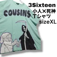 3Sixteen小人×死神TシャツsizeXL白雪姫おこりんぼうY2k