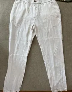 新品タグ付き Banana Republic リネン混パンツ 29x32