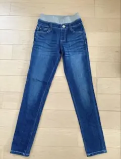 しまむら　サイズ140 スキニーデニム　ウエストゴム