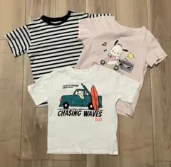 ユニクロ、無印、ZARA キッズ Tシャツ 3枚セット 120cm