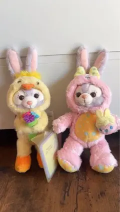 香港ディズニーイースターステラルー　ぬいぐるみ　キーチェーン