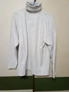 Champion チャンピオン ハイネック長袖Tシャツ グレー