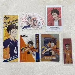 ハイキュー　西谷夕　キャラポトレ　クリアカードコレクション　6点セット