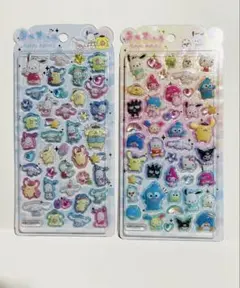 サンリオキャラクターうるちゅるポップシール 2点セット