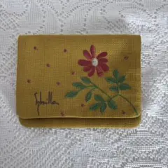 Sybilla シビラ ポケットテッシュケース 花柄刺繍入りのサムネイル