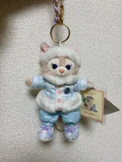 香港ディズニーランド リーナベル ぬいば ぬいぐるみキーホルダー キーチェーン