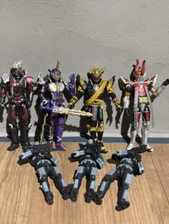 装動　7体セット　仮面ライダー　カリバー　電王　オーマジオウ　チェイス