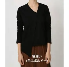 RIM.ARK リムアーク カッティングデザイントップス ボルドー